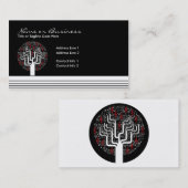 Carte De Visite arbre de musique (Devant / Derrière)