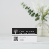 Carte De Visite arbre de musique : code qr (Debout devant)
