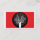 Carte De Visite arbre de musique : code qr (Dos)