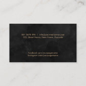 Carte De Visite Arbre de musique guitare (Dos)