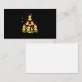 Carte De Visite Arbre de Noël (Devant / Derrière)