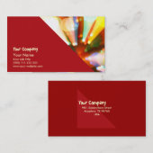 Carte De Visite Arbre de Noël avec les faisceaux lumineux (Devant / Derrière)