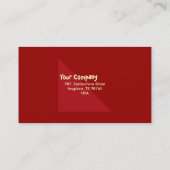 Carte De Visite Arbre de Noël avec les faisceaux lumineux (Dos)