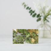 Carte De Visite Arbre de Noël I Argent et Or (Debout devant)