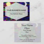 Carte De Visite Arbre de nuit et de jour de la vie (Devant / Derrière)