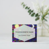 Carte De Visite Arbre de nuit et de jour de la vie (Debout devant)