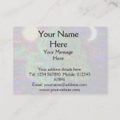 Carte De Visite Arbre de nuit et de jour de la vie (Dos)