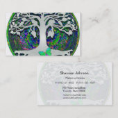 Carte De Visite Arbre de papillon de la vie (Devant / Derrière)