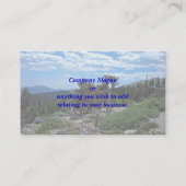 Carte De Visite Arbre de pin bristlecone (Dos)