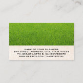 Carte De Visite Arbre de plantation paysager (Dos)