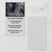 Carte De Visite Arbre de racines (Devant / Derrière)