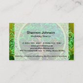 Carte De Visite Arbre de santé et de prospérité de la vie (Dos)