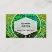 Carte De Visite Arbre de santé et de prospérité de la vie (Devant)