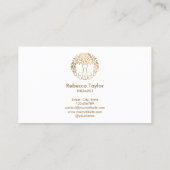 Carte De Visite Arbre de vie Coach Thérapiste Psychiatre Business (Dos)