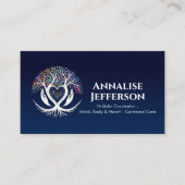 Carte De Visite Arbre de vie - Compassion - Soutien centré sur le (Devant)