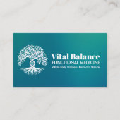 Carte De Visite Arbre de vie Double Hélix ADN médecine fonctionnel (Devant)