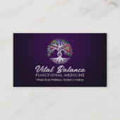 Carte De Visite Arbre de vie Double Hélix ADN médecine fonctionnel (Devant)