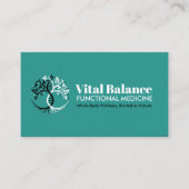 Carte De Visite Arbre de vie Double Hélix ADN médecine fonctionnel (Devant)