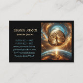 Carte De Visite Arbre de vie Galaxy Golden (Dos)
