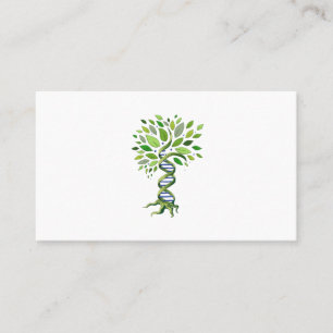 Carte De Visite Arbre de vie génétique de l'ADN Environnement de