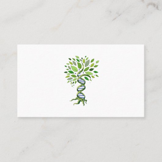Carte De Visite Arbre de vie génétique de l'ADN Environnement de b (Devant)