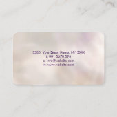 Carte De Visite Arbre de vie - Infinité - Améthyste et Fluorite (Dos)