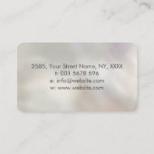 Carte De Visite Arbre de vie - Infinité - Feuilles Abalone Shell (Dos)