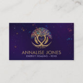 Carte De Visite Arbre de vie - L'Étreinte de la guérisseuse (Devant)