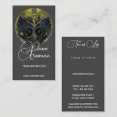 Carte De Visite Arbre de vie | Luna (Devant / Derrière)