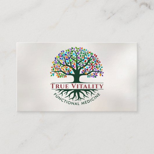 Carte De Visite Arbre de vie - Médecine fonctionnelle (Devant)