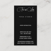 Carte De Visite Arbre de vie | Moderne (Dos)