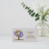 Carte De Visite Arbre de vie moderne Wellness Life Coach (Debout devant)