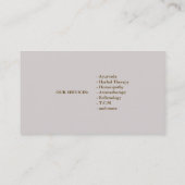 Carte De Visite Arbre de vie moderne Wellness Life Coach (Dos)