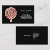 Carte De Visite Arbre de vie moderne Wellness Life Coach (Devant / Derrière)