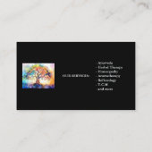 Carte De Visite Arbre de vie moderne Wellness Life Coach (Dos)