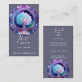 Carte De Visite Arbre de vie | Nuit étoilée (Devant / Derrière)