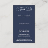 Carte De Visite Arbre de vie | Saisons (Dos)