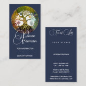 Carte De Visite Arbre de vie | Saisons (Devant / Derrière)