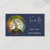 Carte De Visite Arbre de vie | Saisons (Devant)