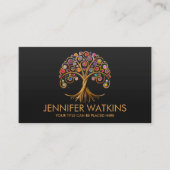 Carte De Visite Arbre de vie - tourbillon spiral (Devant)