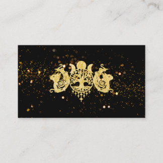 Carte De Visite Arbre de vie, triple lune