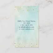 Carte De Visite Arbre de vie - Yggdrasil - Feuilles de marbre (Dos)