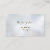 Carte De Visite Arbre de vie - Yggdrasil - Feuilles de marbre et d (Dos)