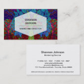 Carte De Visite Arbre d'enthousiasme illimité de la vie (Devant / Derrière)