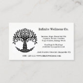 Carte De Visite Arbre des cadeaux métaphysiques de librairie de la (Devant)