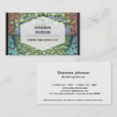 Carte De Visite Arbre des coeurs et de l'amour de la vie (Devant / Derrière)