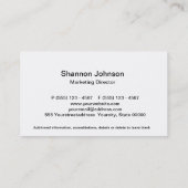 Carte De Visite Arbre des coeurs et de l'amour de la vie (Dos)