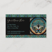 Carte De Visite Arbre des papillons de vie (Dos)