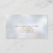 Carte De Visite Arbre d'or de la vie - Evolution sur perle (Dos)