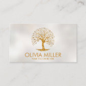 Carte De Visite Arbre doré de la vie (Devant)